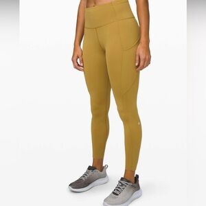 lululemon athletica Mustard Leggings